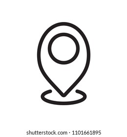 Placeholder icon, signs icon. Outline bold, thick line style, 4px strokes rounder edges. Vector illustration