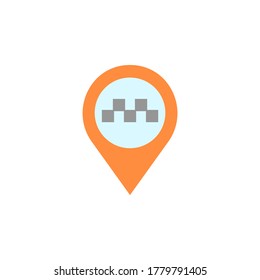 Icono de marcador de posición. Elementos de vector de color simples de los iconos del servicio de taxi para ui y ux, sitio web o aplicación móvil