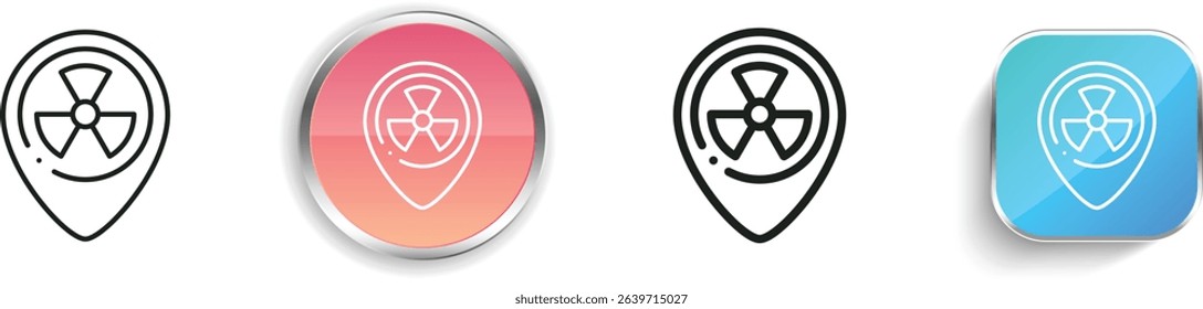 placeholder icon. Thin Linear, Regular and Button Style Design Isolated On White Background