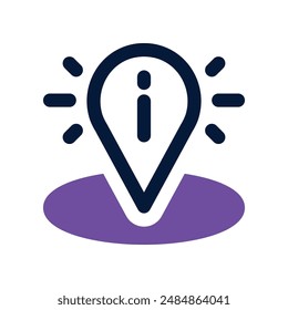 Icono de marcador de posición. Vector de doble tono para el diseño de su Sitio web, móvil, presentación y logotipo.