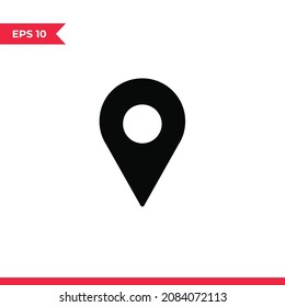 Placeholder icon vector. Pin sign