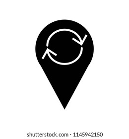 Placeholder icon vector icon. Simple element illustration. Placeholder symbol design. Can be used for web and mobile.