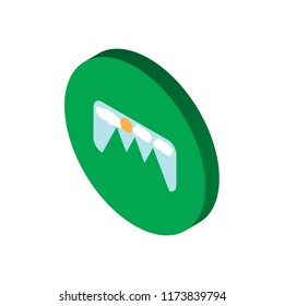 Placeholder isometric left top view 3D icon