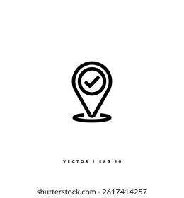 Placeholder Line Icon. Editable Stroke
