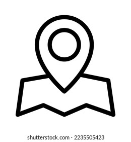 ilustración de icono de línea de marcador de posición vectorial