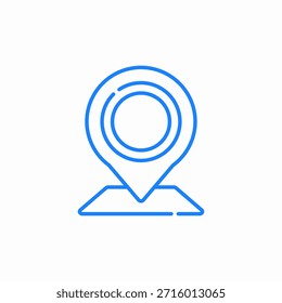 placeholder map icon sign vector