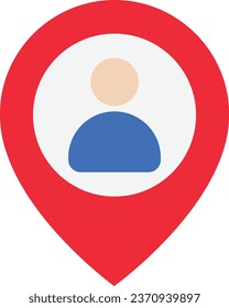 Placeholder Mark Location Icon Vector Flat Illustration