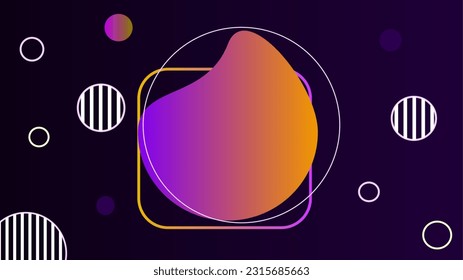 Placeholder twilight gradient over violet abstract background