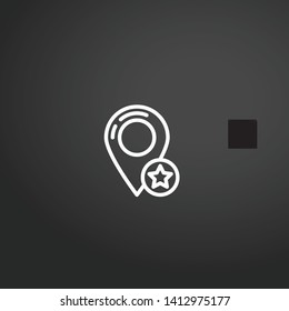 Placeholder vector icon. Placeholder concept stroke symbol design. Thin graphic elements vector illustration, outline pattern for your web site design, logo, UI. EPS 10.