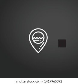 Placeholder vector icon. Placeholder concept stroke symbol design. Thin graphic elements vector illustration, outline pattern for your web site design, logo, UI. EPS 10.