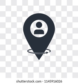 Placeholder vector icon isolated on transparent background, Placeholder logo concept