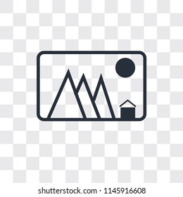 Placeholder vector icon isolated on transparent background, Placeholder logo concept