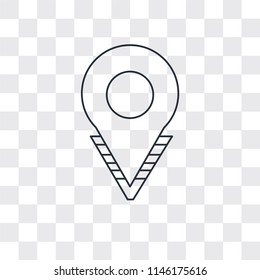 Placeholder vector icon isolated on transparent background, Placeholder logo concept