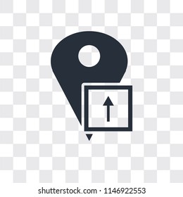 Placeholder vector icon isolated on transparent background, Placeholder logo concept