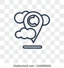 Placeholder vector icon isolated on transparent background, Placeholder logo concept