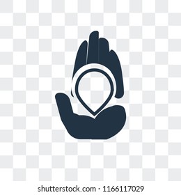 Placeholder vector icon isolated on transparent background, Placeholder logo concept