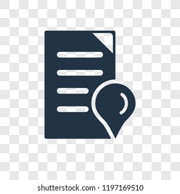 Placeholder vector icon isolated on transparent background, Placeholder transparency logo concept