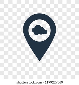Placeholder vector icon isolated on transparent background, Placeholder transparency logo concept