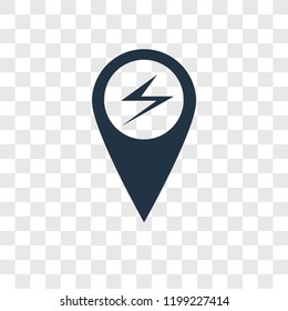 Placeholder vector icon isolated on transparent background, Placeholder transparency logo concept