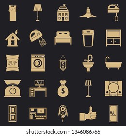 Placement icons set. Simple set of 25 placement vector icons for web for any design