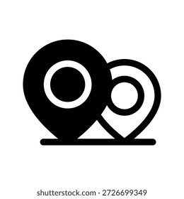 Places Icon Vector Symbol Design Illustration