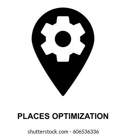 Places Optimization Glyphs Icon