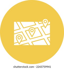 Places vector icon. Can be used for printing, mobile and web applications.
