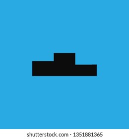 places of winners icon vector