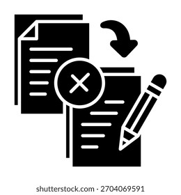 Plagiarism Detection Icon Element For Design And Vector
