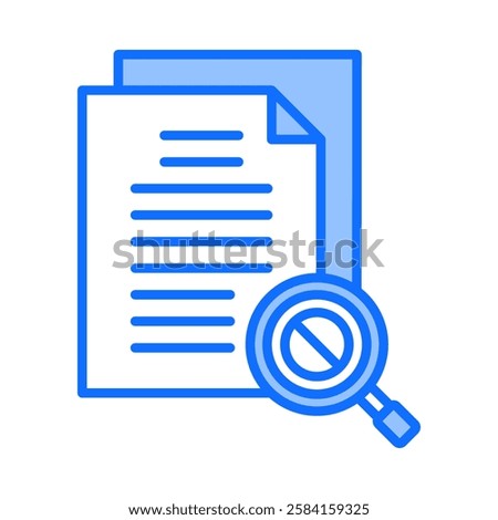 Plagiarism Icon Element For Design