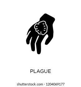 Plague icon. Plague symbol design from Diseases collection. Simple element vector illustration on white background.