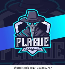 plague mascot esport lgoo design