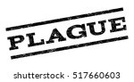 Plague watermark stamp. Text caption between parallel lines with grunge design style. Rubber seal stamp with unclean texture. Vector black color ink imprint on a white background.