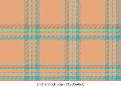 Plaid background, check seamless pattern in beige. Vector fabric texture for textile print, wrapping paper, gift card, wallpaper flat design.