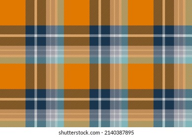 Plaid background, check seamless pattern. Vector fabric texture for textile print, wrapping paper, gift card, wallpaper flat design.