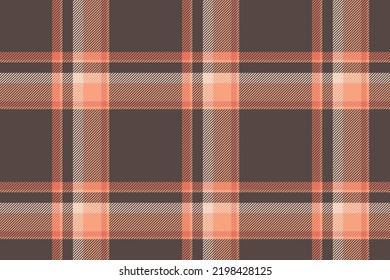 Plaid background, check seamless pattern. Vector fabric texture for textile print, wrapping paper, gift card, wallpaper flat design.