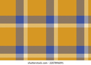 Plaid background, check seamless pattern. Vector fabric texture for textile print, wrapping paper, gift card, wallpaper flat design.