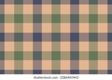 Plaid background, check seamless pattern. Vector fabric texture for textile print, wrapping paper, gift card, wallpaper flat design.
