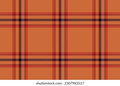 Plaid background, check seamless pattern. Vector fabric texture for textile print, wrapping paper, gift card, wallpaper flat design.
