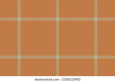 Plaid background, check seamless pattern in beige. Vector fabric texture for textile print, wrapping paper, gift card, wallpaper flat design.