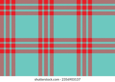 Plaid background, check seamless pattern in blue. Vector fabric texture for textile print, wrapping paper, gift card, wallpaper flat design.