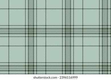 Plaid background, check seamless pattern in blue. Vector fabric texture for textile print, wrapping paper, gift card, wallpaper flat design.
