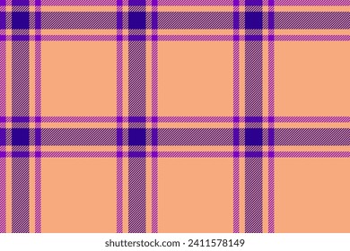 Plaid background, check seamless pattern. Vector fabric texture for textile print, wrapping paper, gift card, wallpaper flat design.