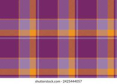 Plaid background, check seamless pattern in pink. Vector fabric texture for textile print, wrapping paper, gift card, wallpaper flat design.