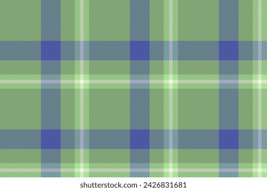 Plaid background, check seamless pattern. Vector fabric texture for textile print, wrapping paper, gift card, wallpaper flat design.
