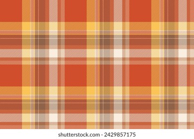 Plaid background, check seamless pattern. Vector fabric texture for textile print, wrapping paper, gift card, wallpaper flat design.