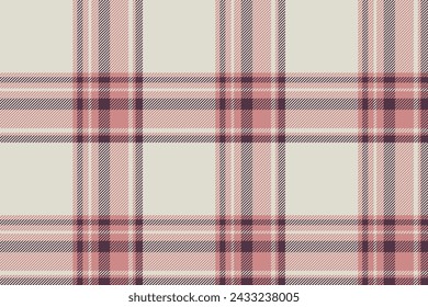 Plaid background, check seamless pattern. Vector fabric texture for textile print, wrapping paper, gift card, wallpaper flat design.