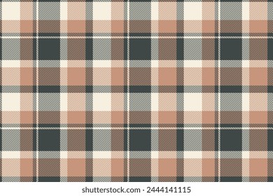 Plaid background, check seamless pattern. Vector fabric texture for textile print, wrapping paper, gift card or wallpaper.