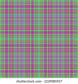 Plaid background fabric. Check texture pattern. Vector textile seamless tartan in light and pink colors.