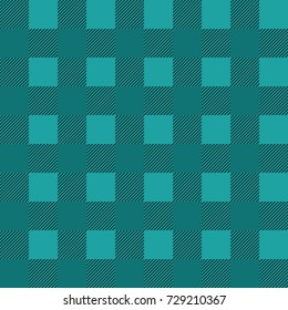 Plaid Background, Teal Plaid Wallpaper, Seamless Plaid Pattern, Checkered Background, Pattern Banner, Square Pattern, Square Background, Stripes Vector Illustration Background